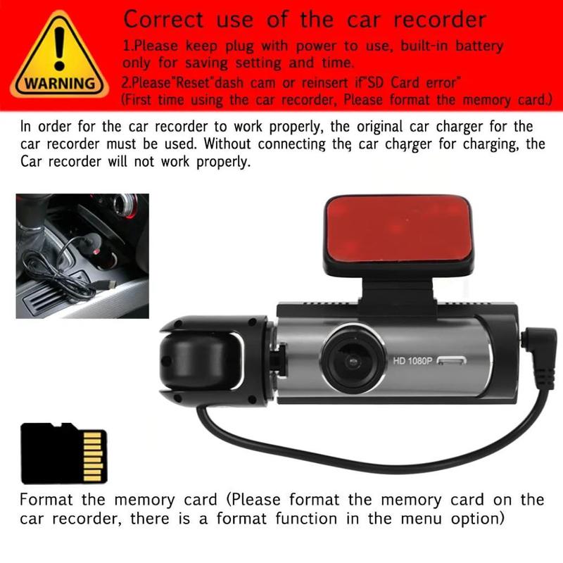 Front & Inside Car Dashcam